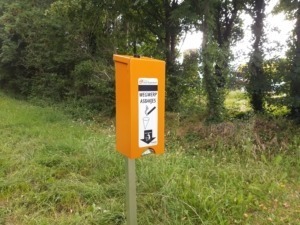 Asbakdispenser Provincie Oost-Vlaanderen